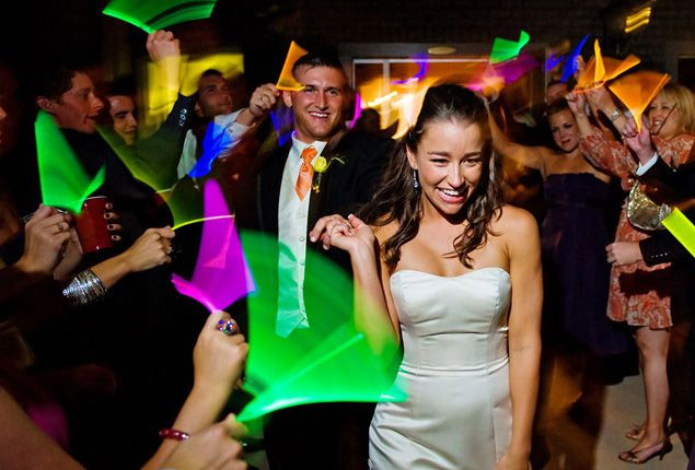 Cape Town Wedding Send Off Glow Sticks
