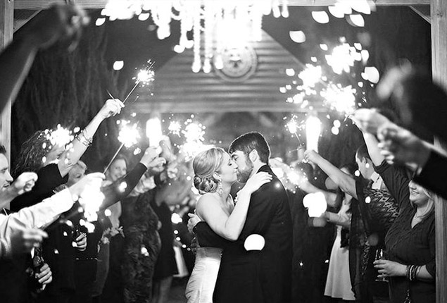Cape Town Wedding Send Off Sparklers